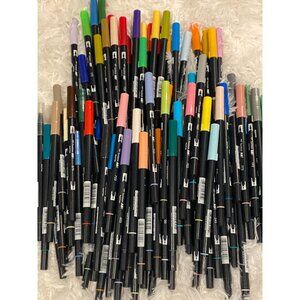 Tombow ABT Dual-Brush Pens LOT 97 Pens - INSPECTED AND TESTED - EXCELLENT